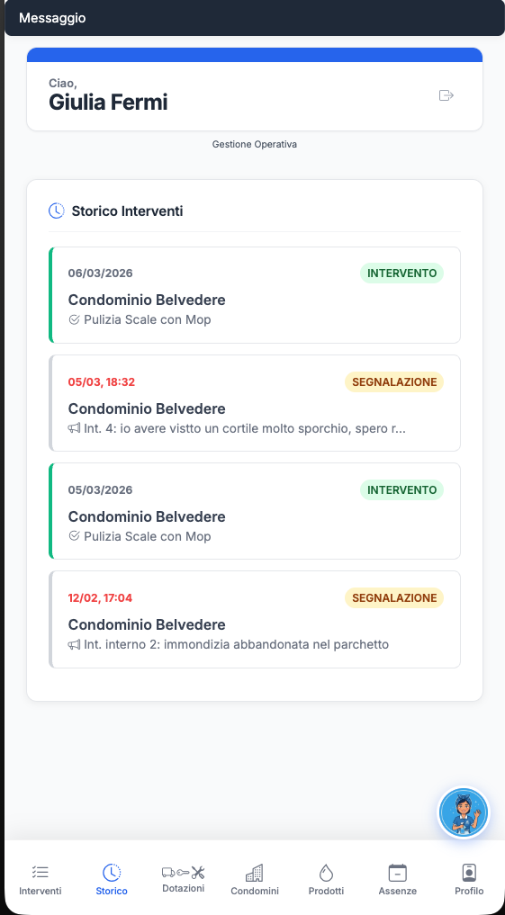 Segnalazioni Urgenti Cantiere